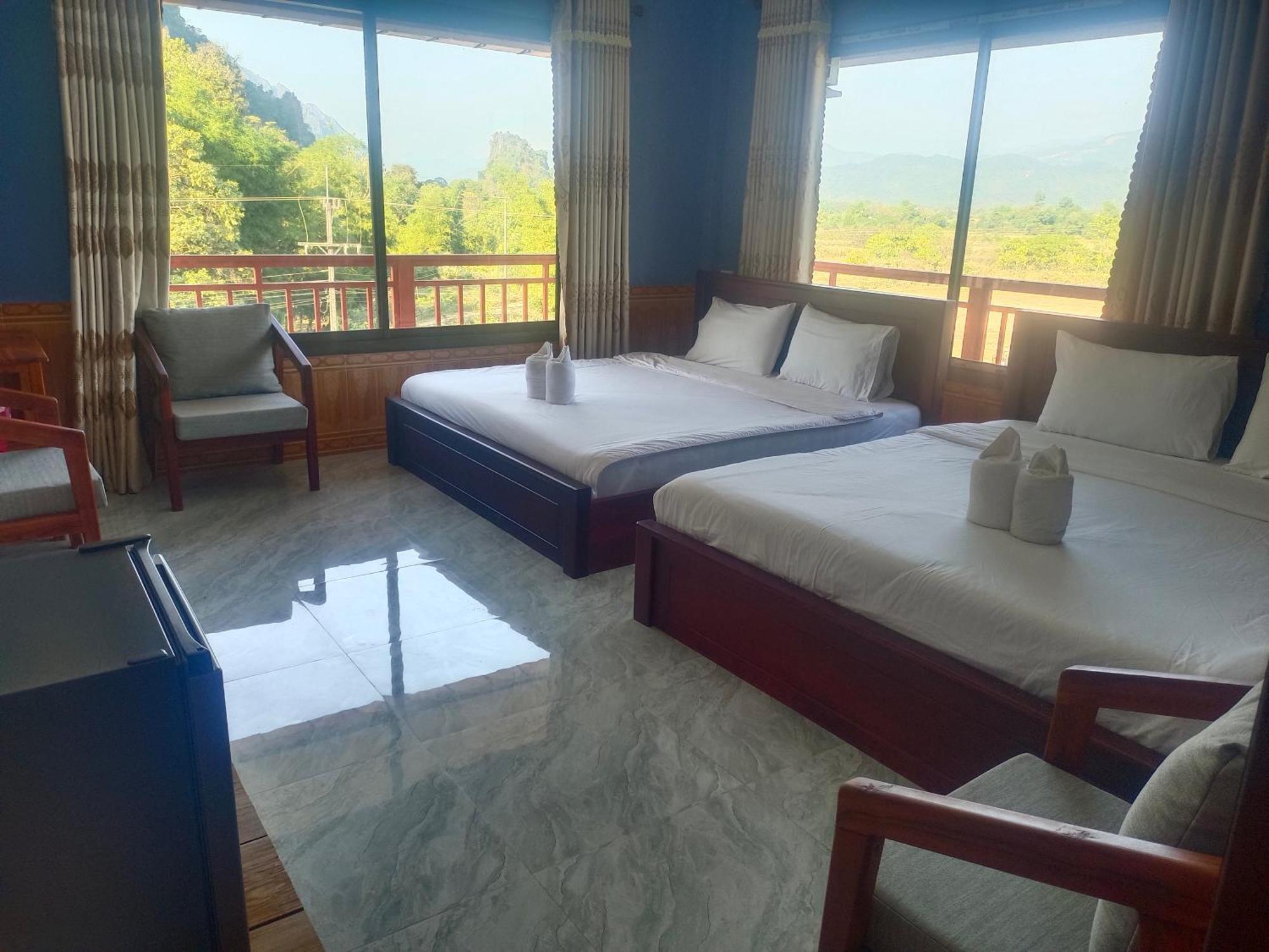Dd Guesthouse Vang Vieng Ngoại thất bức ảnh